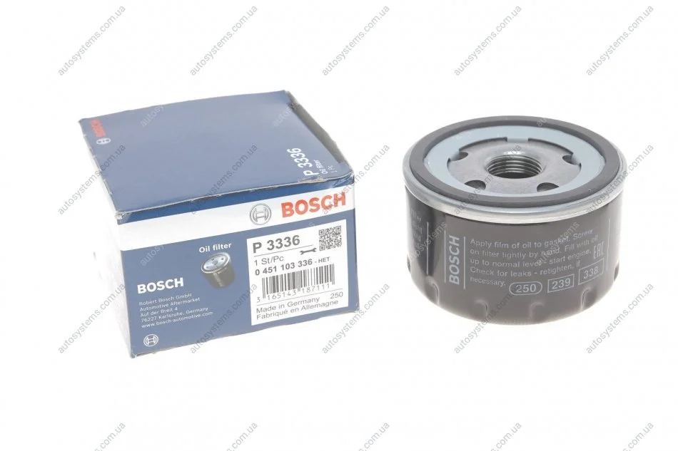 Фильтр масляний BOSCH 0 451 103 336 (фото 1)