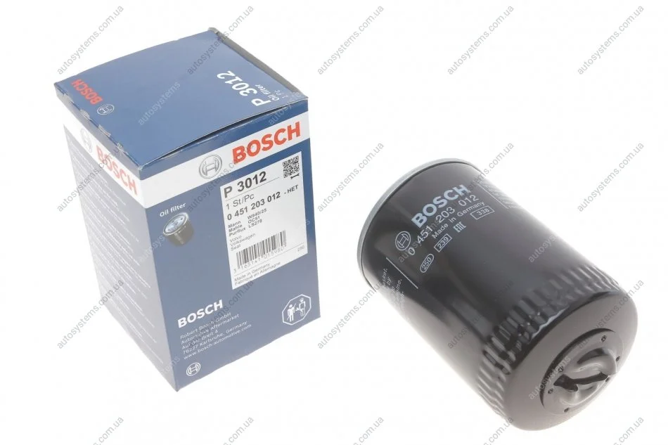 Фильтр масляний BOSCH 0 451 203 012 (фото 1)