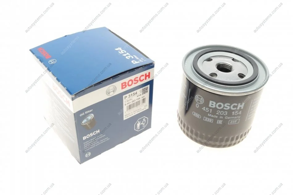 Фильтр масляний BOSCH 0 451 203 154 (фото 1)