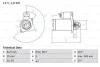 Стартер BOSCH 0 986 016 240 (фото 1)