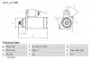 Стартер BOSCH 0 986 020 280 (фото 1)