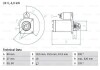 Стартер BOSCH 0 986 021 190 (фото 1)