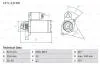 Стартер BOSCH 0 986 023 000 (фото 1)