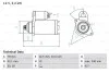 Стартер BOSCH 0 986 025 170 (фото 1)