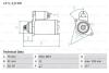 Стартер BOSCH 0 986 025 730 (фото 1)