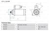 Стартер BOSCH 0 986 028 050 (фото 1)