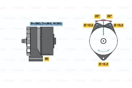 Генератор BOSCH 0 986 031 230
