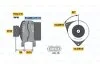 Генератор BOSCH 0 986 041 190 (фото 1)
