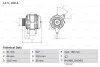 Генератор BOSCH 0 986 042 750 (фото 1)