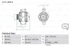 Генератор BOSCH 0 986 046 340 (фото 1)