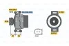 Генератор BOSCH 0 986 047 670 (фото 1)
