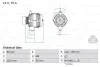 Генератор BOSCH 0 986 082 830 (фото 1)