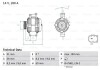 Генератор BOSCH 0 986 083 670 (фото 1)