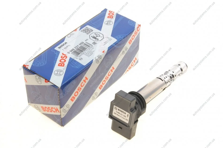Котушка запалювання VW Passat B 5.5 4.0 W8 4motion 01-04 BOSCH 0 986 221 050 (фото 1)