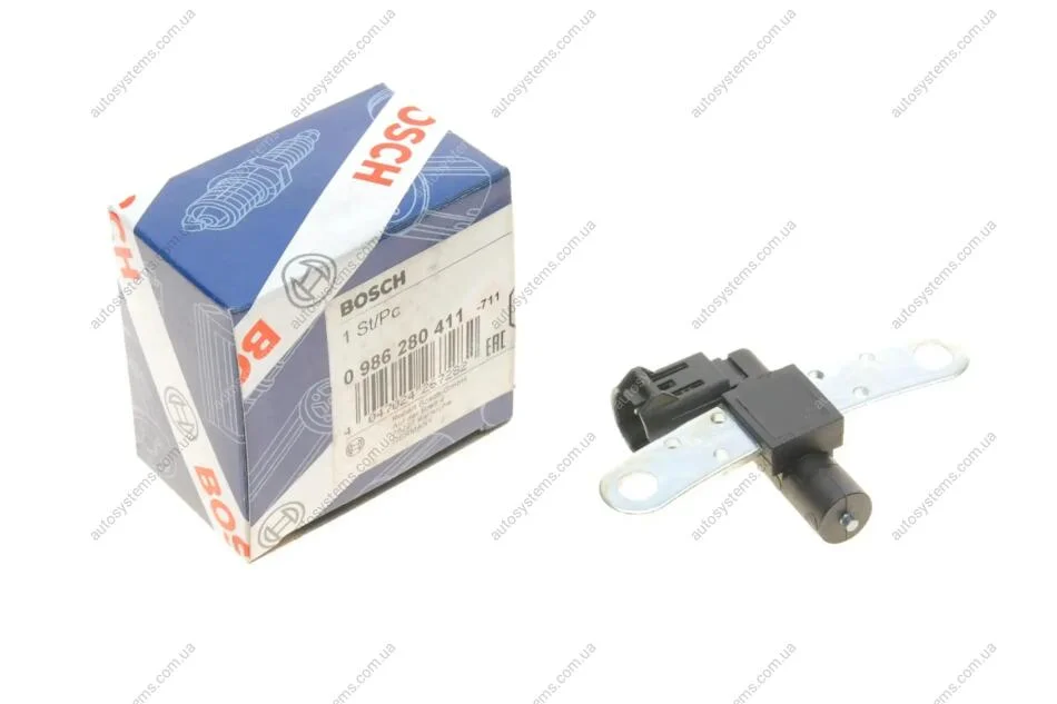 Датчик оборотов коленвала BOSCH 0 986 280 411 (фото 1)