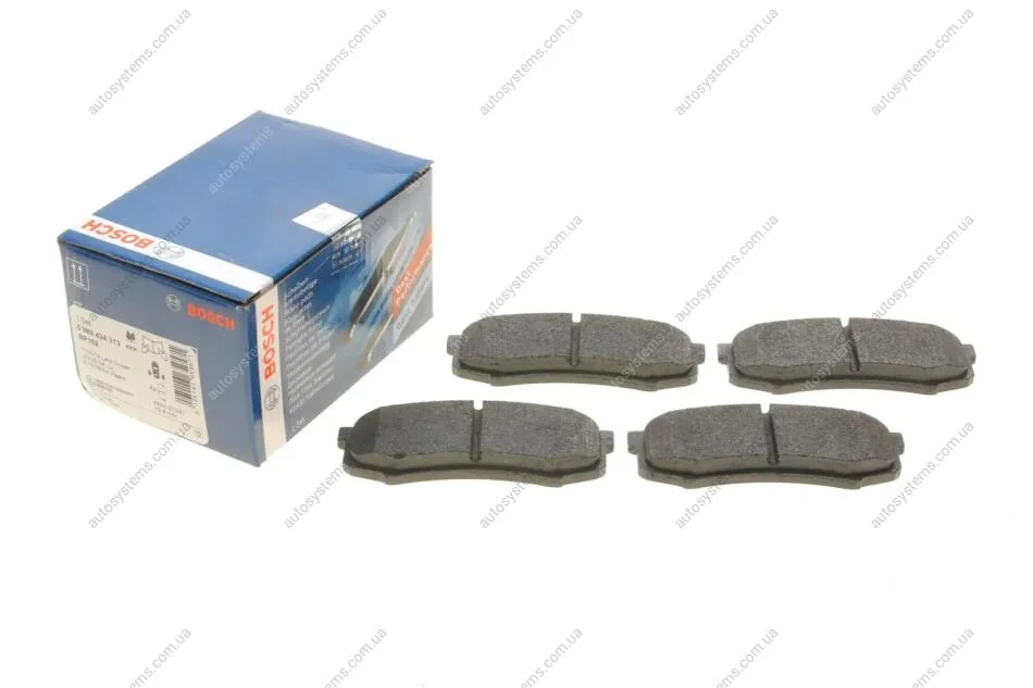 Тормозные колодки, дисковые. BOSCH 0 986 424 313 (фото 1)