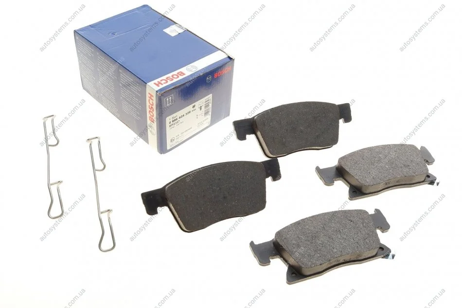 Тормозные колодки, дисковые. BOSCH 0 986 424 329 (фото 1)