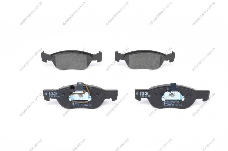 Тормозные колодки дисковые, комплект BOSCH 0 986 424 362 (фото 1)