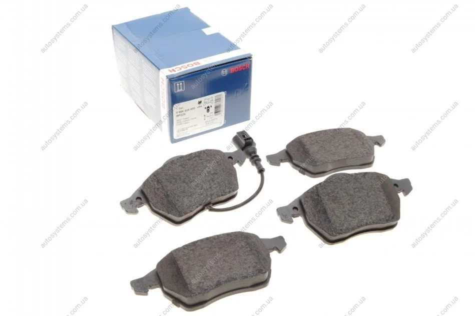Тормозные колодки, дисковые. BOSCH 0 986 424 460 (фото 1)