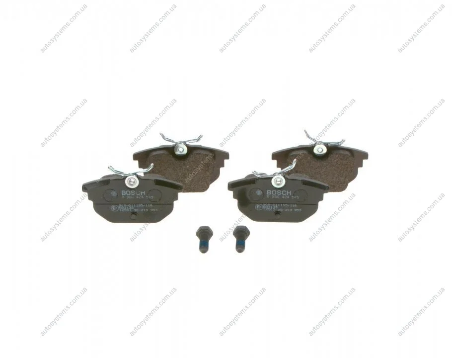 Тормозные колодки дисковые, комплект BOSCH 0 986 424 545 (фото 1)