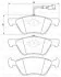 Колодки гальмівні (передні) Fiat Punto/Coupe 95-12 (Ate) (з датчиком) BOSCH 0 986 424 578 (фото 15)