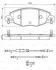 Колодки гальмівні (передні) Citroen С5 01- (+датчики) BOSCH 0 986 424 581 (фото 24)