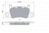 Тормозные колодки дисковые, комплект BOSCH 0 986 424 605 (фото 1)