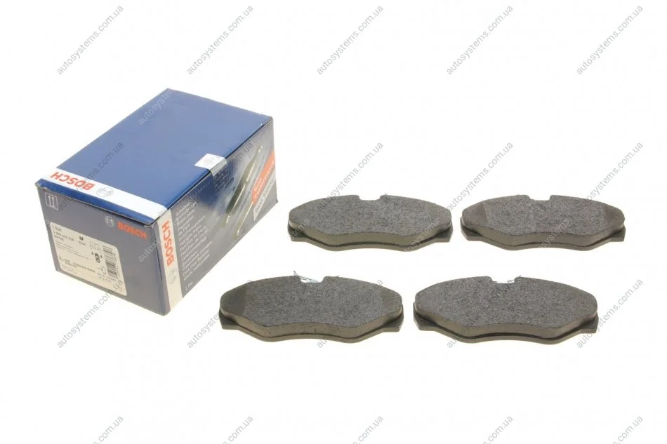 Тормозные колодки, дисковые. BOSCH 0 986 424 636 (фото 1)