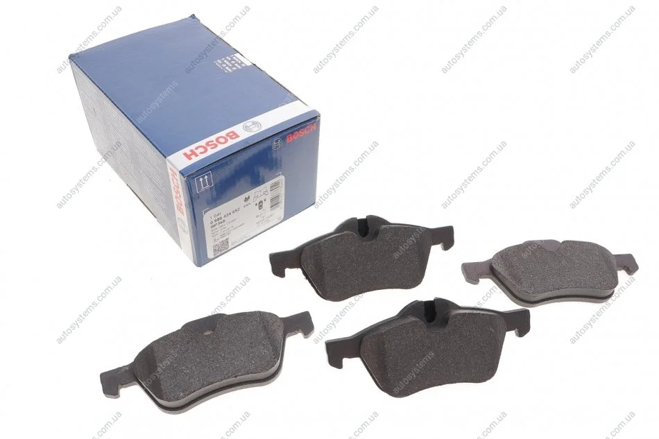 Тормозные колодки, дисковые. BOSCH 0 986 424 652 (фото 1)