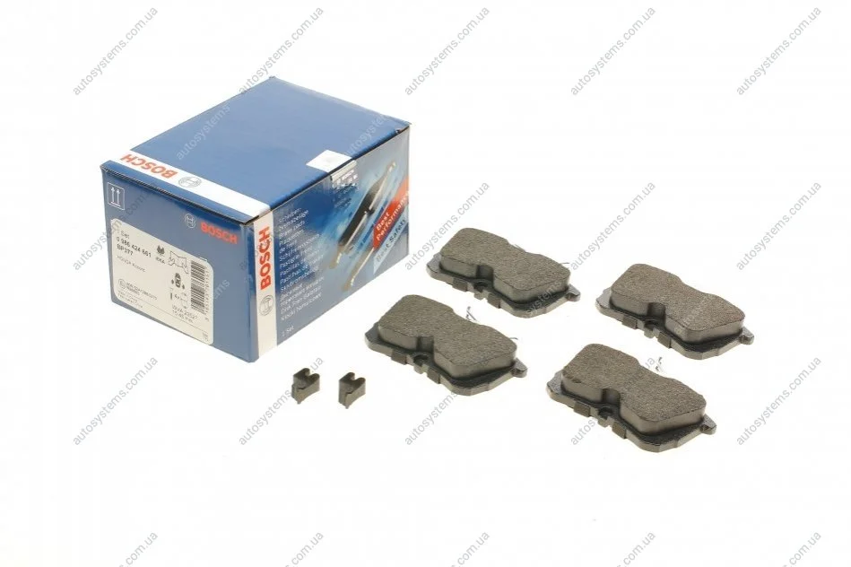 Гальмівні колодки, дискові. BOSCH 0 986 424 661 (фото 1)