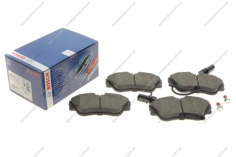 Тормозные колодки, дисковые. BOSCH 0 986 424 672 (фото 1)