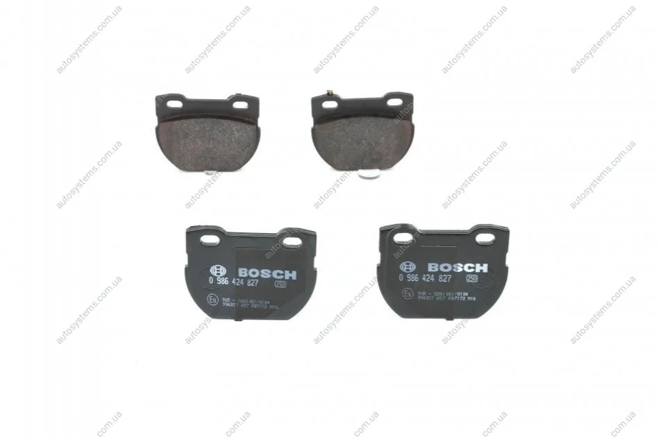 Гальмівні колодки, дискові. BOSCH 0 986 424 827 (фото 1)