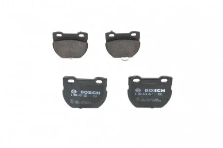 Гальмівні колодки, дискові. BOSCH 0 986 424 827