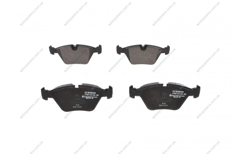 Тормозные колодки дисковые, комплект BOSCH 0 986 424 828 (фото 1)