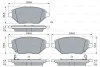 Тормозные колодки дисковые, комплект BOSCH 0 986 424 843 (фото 1)