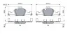 Колодки гальмівні (передні) BMW 3 (G20-21/G80-81)/X3-X6 18-/5 (G30/G31/F90)/6 (G32)/7 (G11/G12) 15- BOSCH 0 986 424 849 (фото 5)