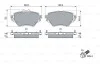 Тормозные колодки дисковые, комплект BOSCH 0 986 424 878 (фото 1)