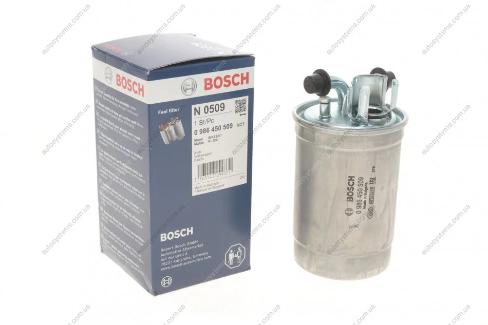 Фильтр топлива BOSCH 0 986 450 509 (фото 1)
