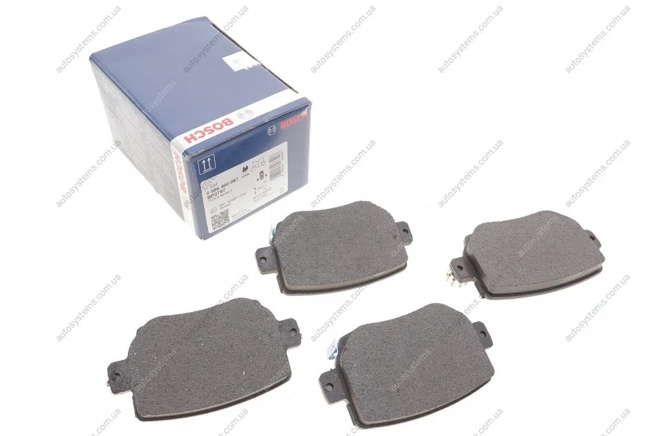 Колодки тормозные (задние) Tesla Model 3 18- BOSCH 0 986 460 087 (фото 1)