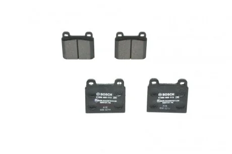 Тормозные колодки дисковые, комплект BOSCH 0 986 460 113