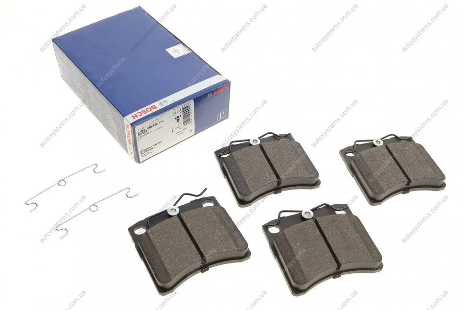 Гальмівні колодки, дискові. BOSCH 0 986 460 954 (фото 1)