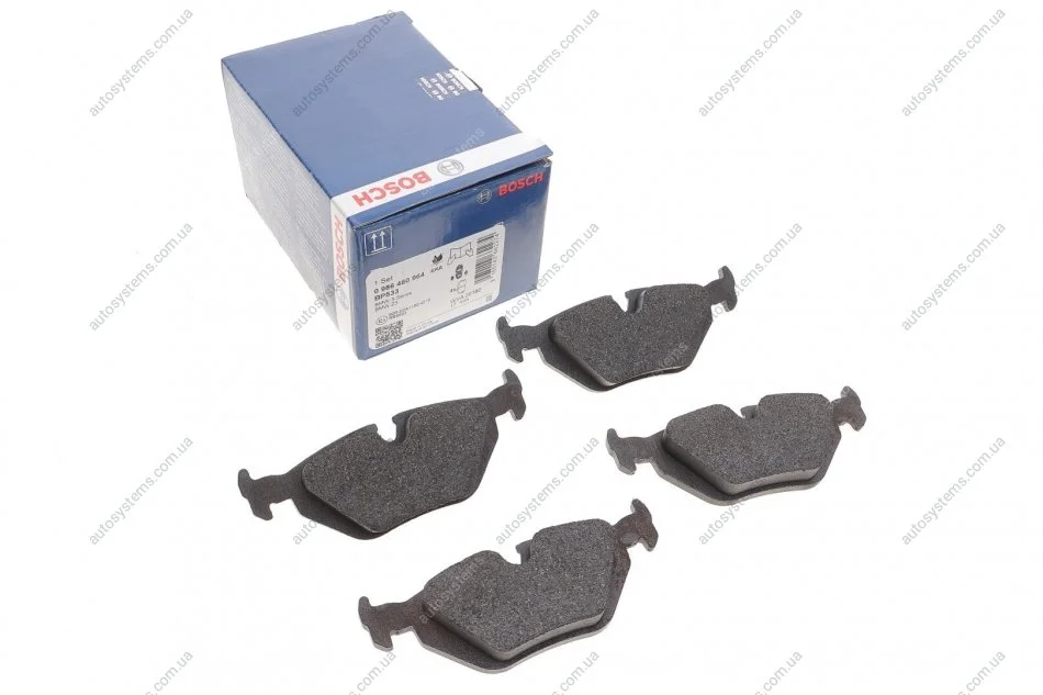 Колодки гальмівні (задні) BMW 3 (E36) 93-00 BOSCH 0 986 460 964 (фото 1)