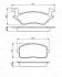 Тормозные колодки дисковые, комплект BOSCH 0 986 460 985 (фото 1)