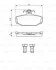 Колодки гальмівні (задні) Volvo S90/V70/V90/XC70 96-02 BOSCH 0 986 460 995 (фото 8)