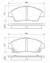 Колодки гальмівні (передні) Honda Civic V/VI/VII 91-05/CRX III 92-98 BOSCH 0 986 461 759 (фото 7)