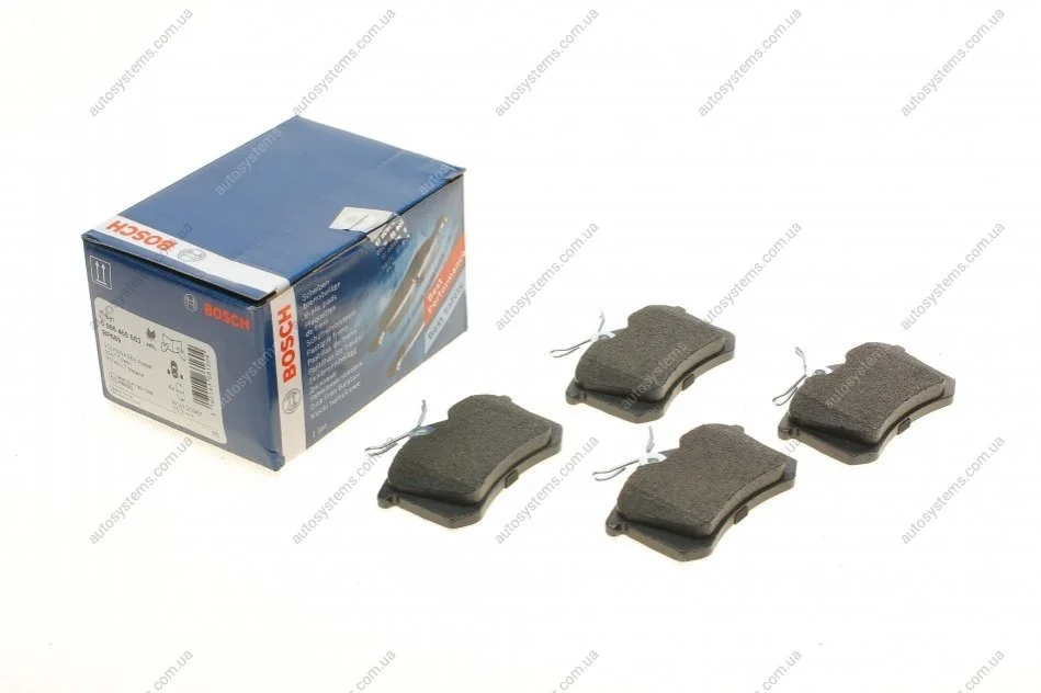 Гальмівні колодки, дискові. BOSCH 0 986 466 683 (фото 1)