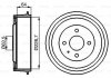 Гальмівний барабан BOSCH 0 986 477 012 (фото 1)