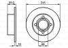 Диск гальмівний (задній) Audi 80 86-96/Audi 90 84-91/Audi 100 82-90 (245x10) (повний) BOSCH 0 986 478 019 (фото 7)