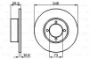 Диск гальмівний (передній) Opel Kadett/Astra F 75-99 (246x12.5) BOSCH 0 986 478 082 (фото 9)