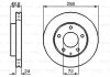 Диск гальмівний (передній) Mazda 6/MX-6 1.8-2.0 92-02/Premacy 99-05 (258x24) BOSCH 0 986 478 227 (фото 7)